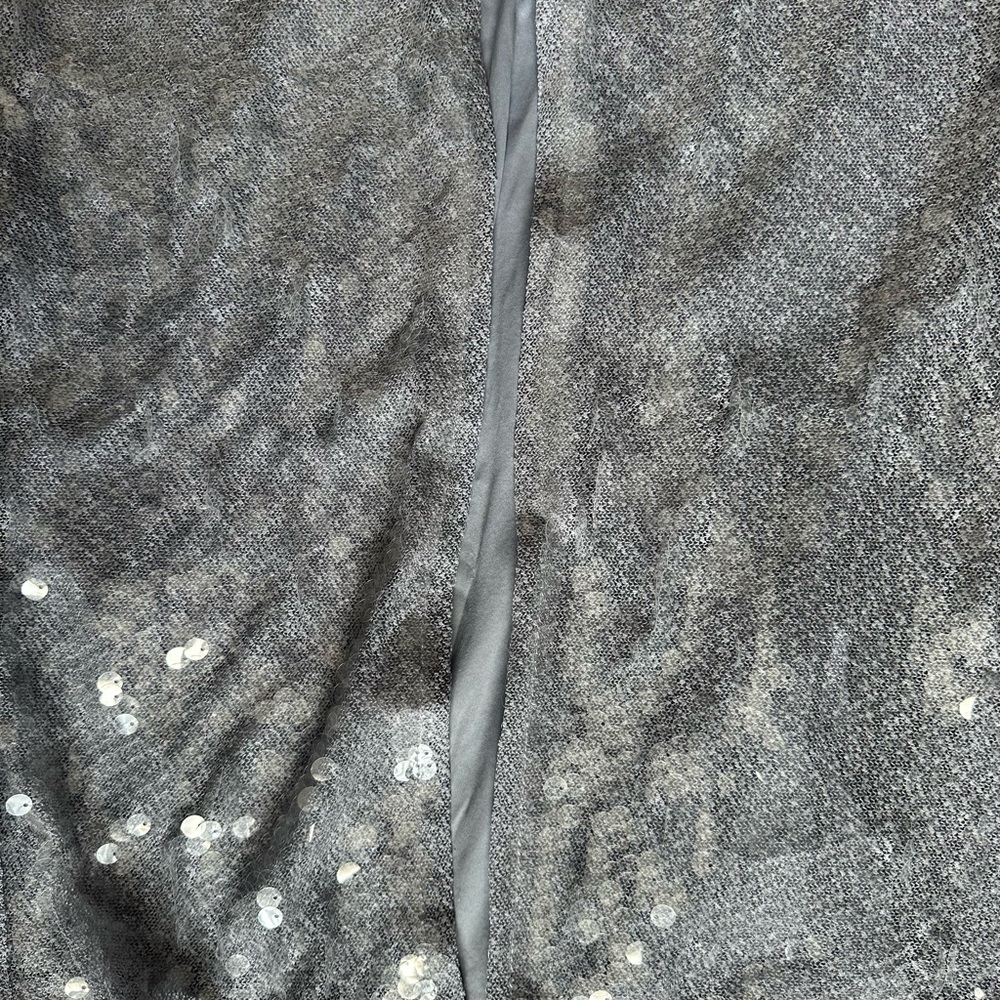 Dynamite Silver Sequin Strapless Bodycon Tube Dress Size XS - Picture 9 of 11